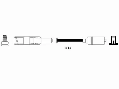 NGK Ignition Cable Kit (0758)