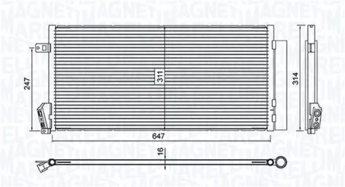 Condenser, air conditioning