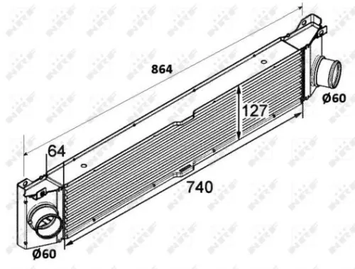 NRF Charge Air Cooler (30798)