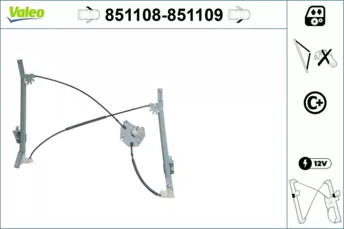 VALEO Window Regulator (851108)