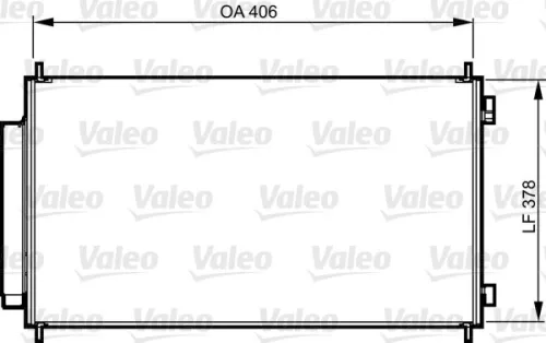 VALEO Condenser, air conditioning (814232)