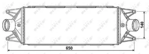 NRF Charge Air Cooler (30241)