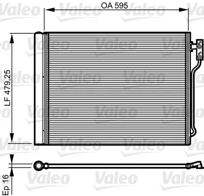 VALEO Condenser, air conditioning (814192)
