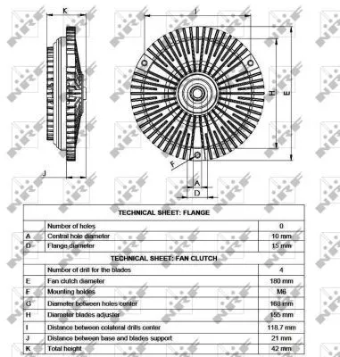 NRF Clutch, radiator fan (49533)