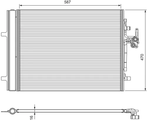 Condenser, air conditioning