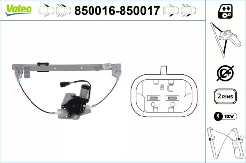 VALEO Window Regulator (850016)