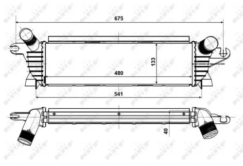 NRF Charge Air Cooler (30511)