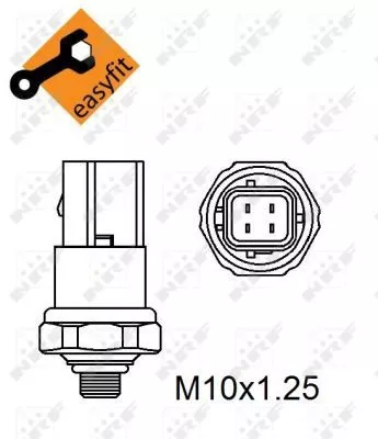 NRF Pressure Switch, air conditioning (38952)