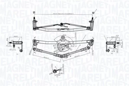 MAGNETI MARELLI Wiper Linkage (085570190010)