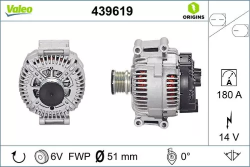 VALEO Alternator (439619)