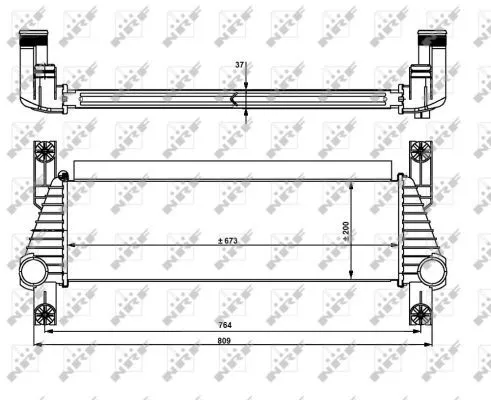 NRF Charge Air Cooler (30918)
