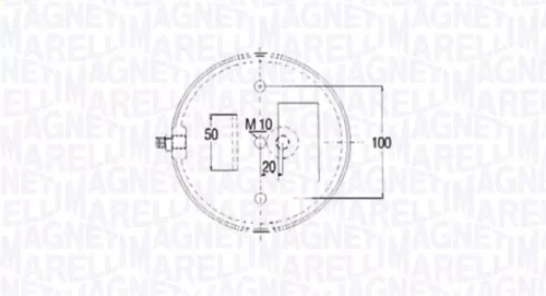 MAGNETI MARELLI Bellow, air suspension (030607020185)