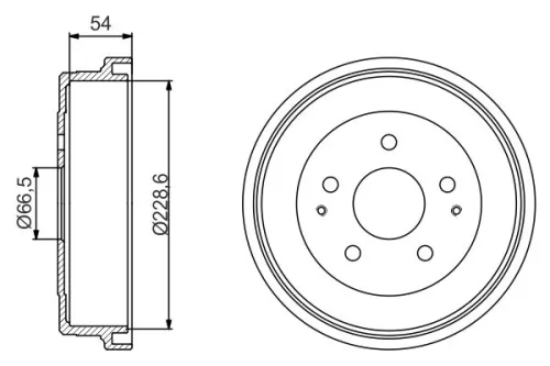 BOSCH Brake Drum (0 986 477 230)