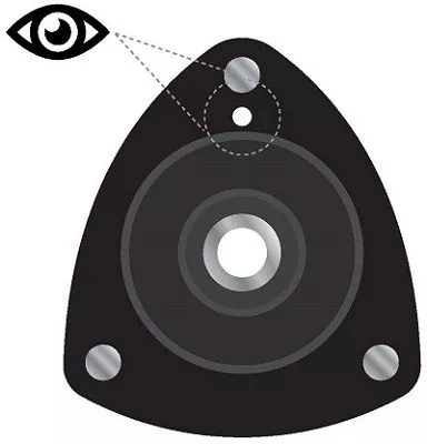 KYB Repair Kit, suspension strut support mount (SM1024)