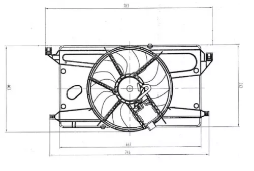 NRF Fan, engine cooling (47879)
