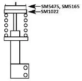 KYB Repair Kit, suspension strut support mount (SM5165)