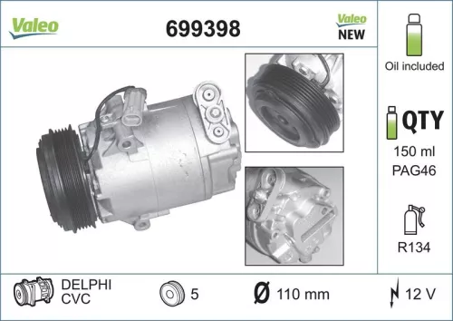 Compressor, air conditioning