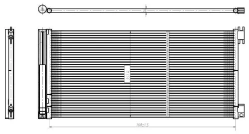 NRF Condenser, air conditioning (350429)