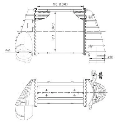 NRF Charge Air Cooler (309040)