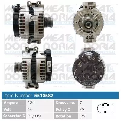 MEAT & DORIA Alternator (5510582)