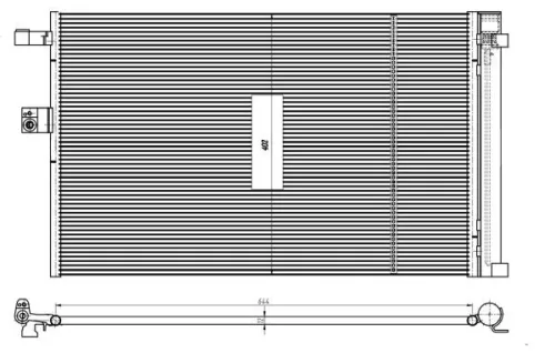 NRF Condenser, air conditioning (350462)