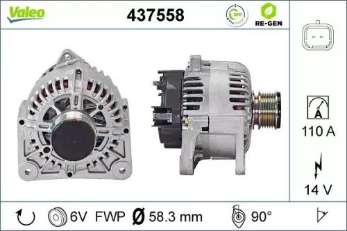 VALEO Alternator (437558)