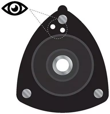 KYB Repair Kit, suspension strut support mount (SM1025)