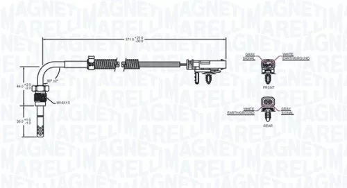 MAGNETI MARELLI Sensor, exhaust gas temperature (172000141010)