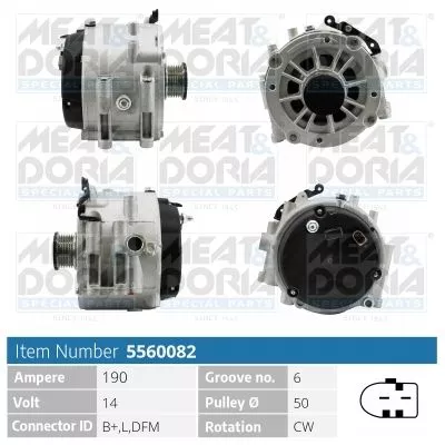 MEAT & DORIA Alternator (5560082)