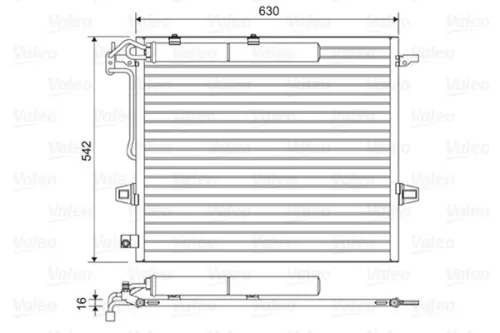 VALEO Condenser, air conditioning (814025)