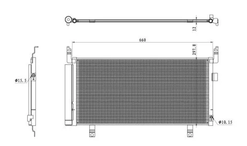 NRF Condenser, air conditioning (350468)
