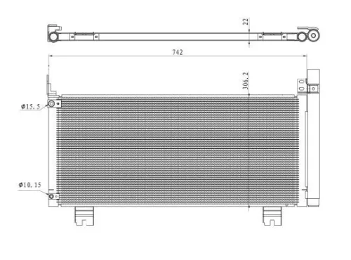 NRF Condenser, air conditioning (350488)