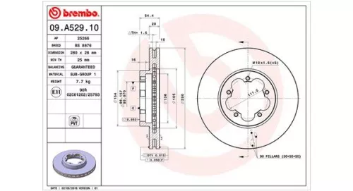 MAGNETI MARELLI Brake Disc (360406105300)