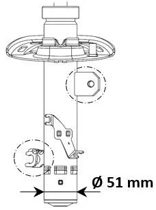 KYB Shock Absorber (3338014)
