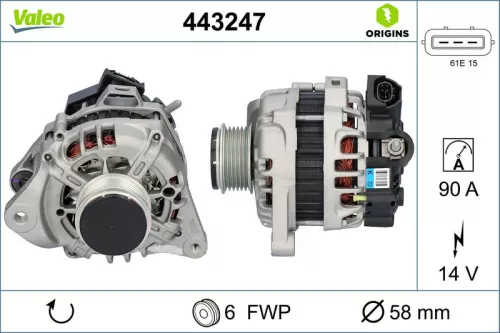 VALEO Alternator (443247)