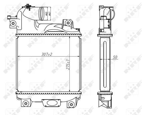 NRF Charge Air Cooler (30455)