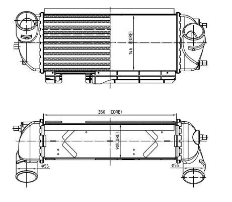 NRF Charge Air Cooler (30989)