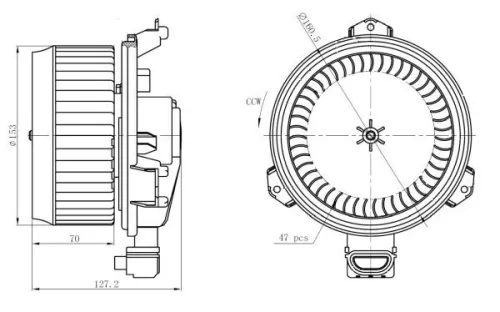 NRF Interior Blower (34277)