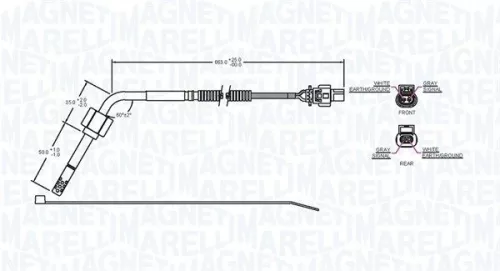 MAGNETI MARELLI Sensor, exhaust gas temperature (172000147010)