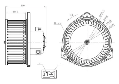 NRF Interior Blower (34303)