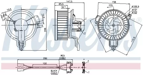 NISSENS Interior Blower (87048)