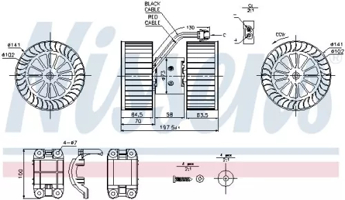 NISSENS Interior Blower (87115)