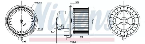 NISSENS Interior Blower (87415)