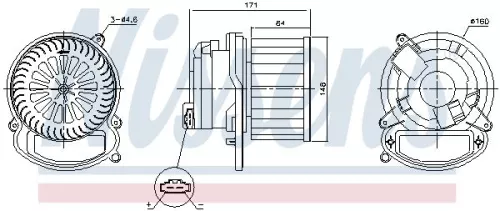 NISSENS Interior Blower (87506)