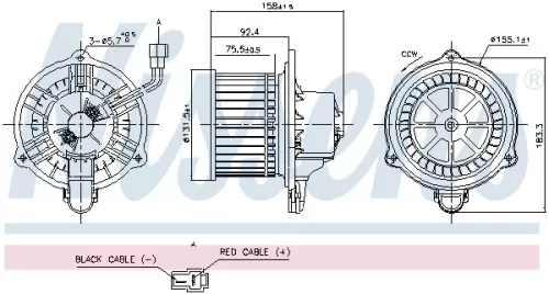 NISSENS Interior Blower (87820)