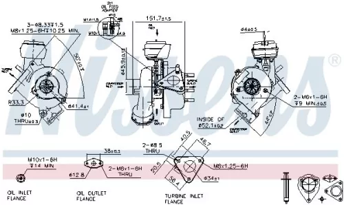 NISSENS Charger, charging (supercharged/turbocharged) (93043)