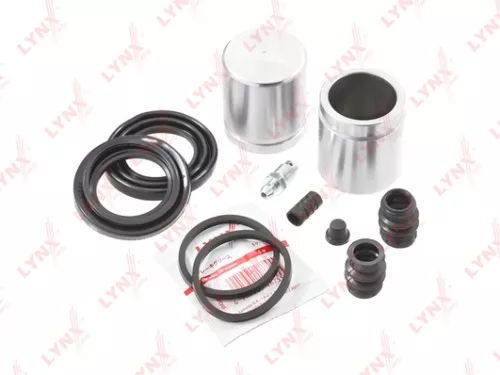 Brake caliper repair kit with piston, front (Mando, d43mm)