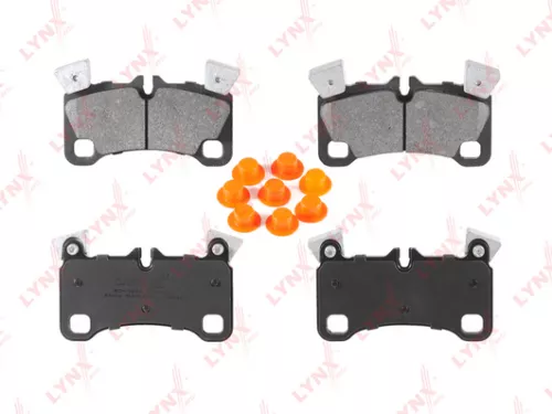 Disc brake pads, rear