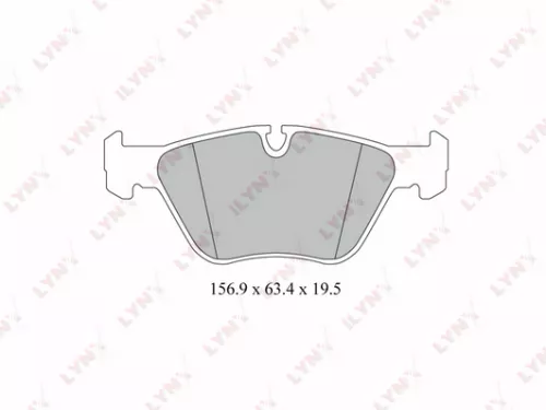 Disc brake pads, front
