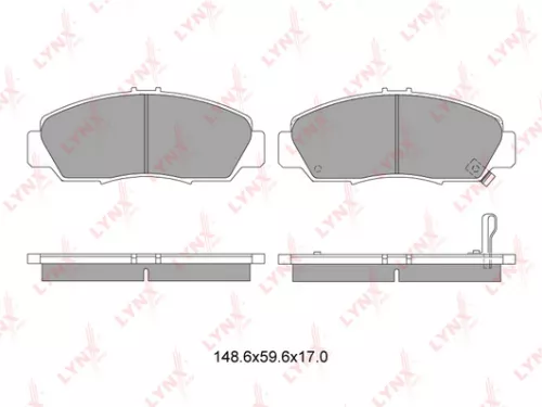 LYNXAUTO Disc brake pads, front (BD-3411)